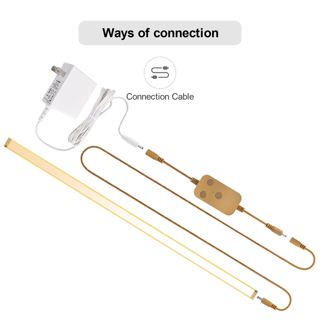 40inch Dimmable LED Kitchen Light Kit, 2700-6000K Smart Closet Cabinet Lighting Fixture APP Control, Work