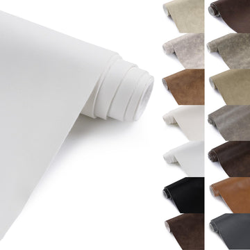 Faux Leather Vinyl Upholstery Fabric by The Yard 1.3mm Thick 1 Yard 55"x36"