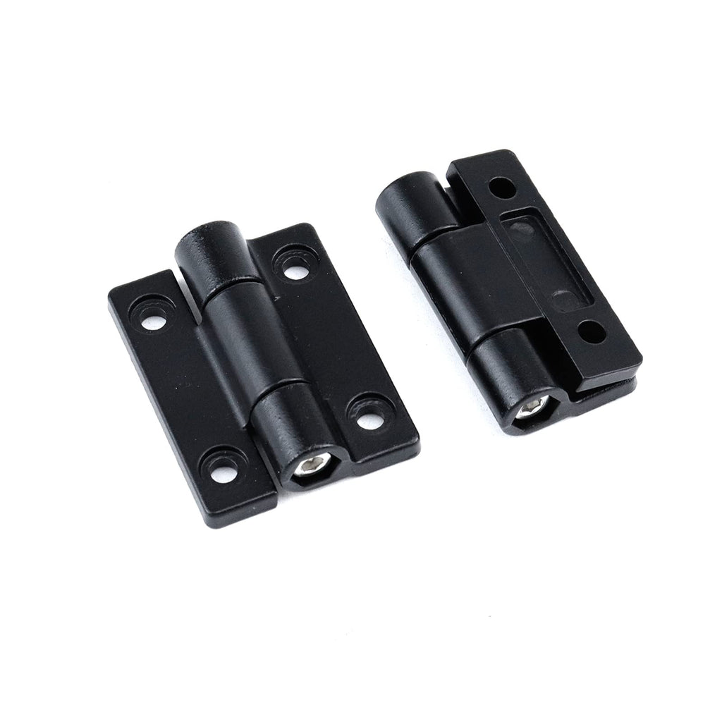 Adjustable Position Control Hinges, Black, 45 * 35, 4Pack