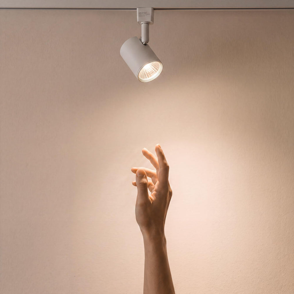 6.5W L Type LED Track Lighting Heads, White, 3000K, 6 Pack
