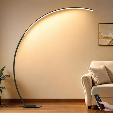 Dimmable LED Lamps with 3 Color Temperatures, Ultra Bright 2000LM Arc Floor Lamps