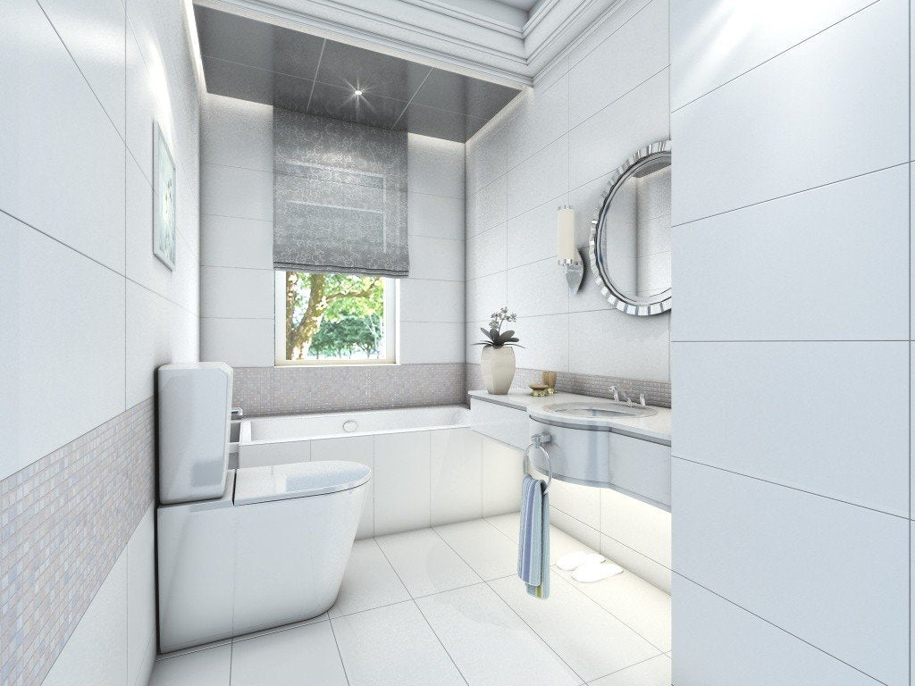 12x24 Matte White Porcelain Tile - 14 Sqft Box (7 Pieces), Ideal Walls, Showers, Kitchen Backsplash, Fireplace
