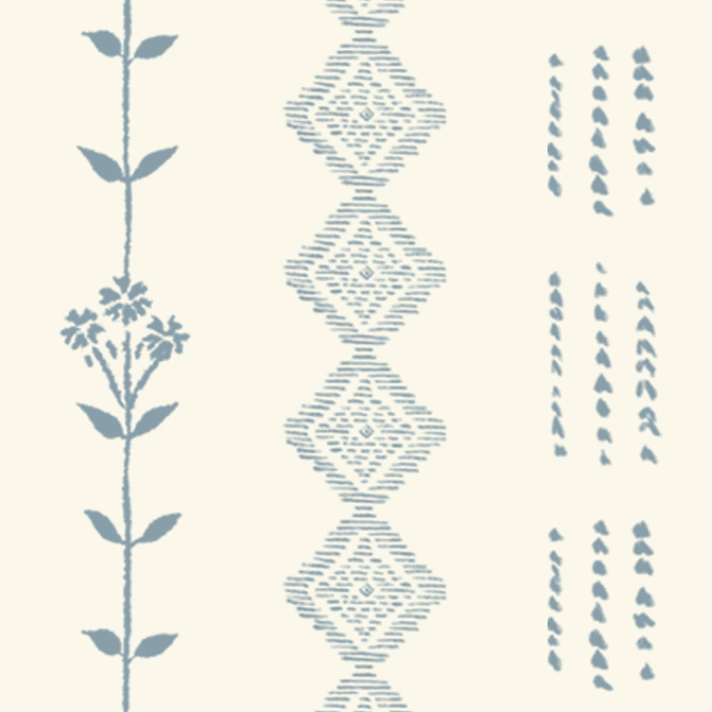 Light Blue Coastal Curtains Living Room Decor, Boho Cowgirl Floral Pattern Sheer Beach Farmhouse Linen Grandmillennial