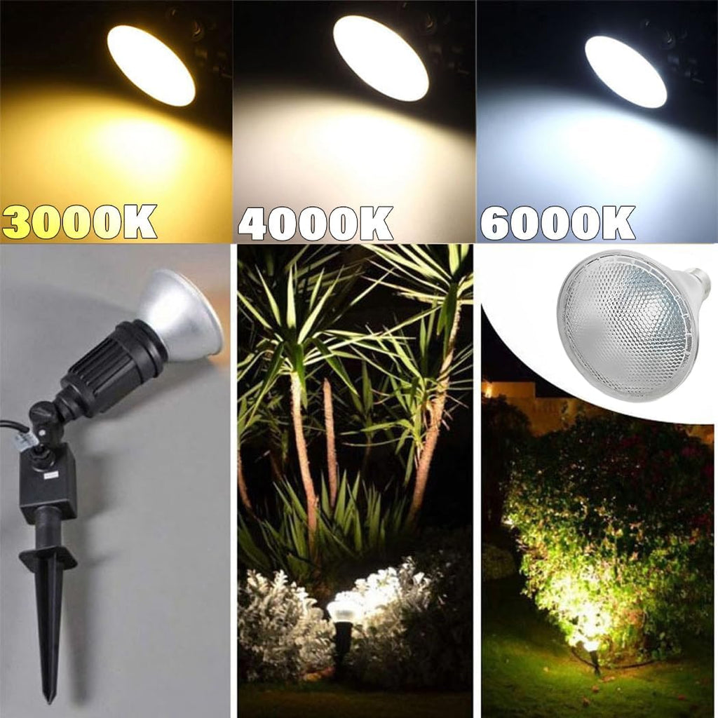 PAR30 Flood Lights LED Bulbs 12 Watt 1200 LM (75 Watt Eqv.) Dimmable Bulb Spotlight, 10% - 100% Brightness