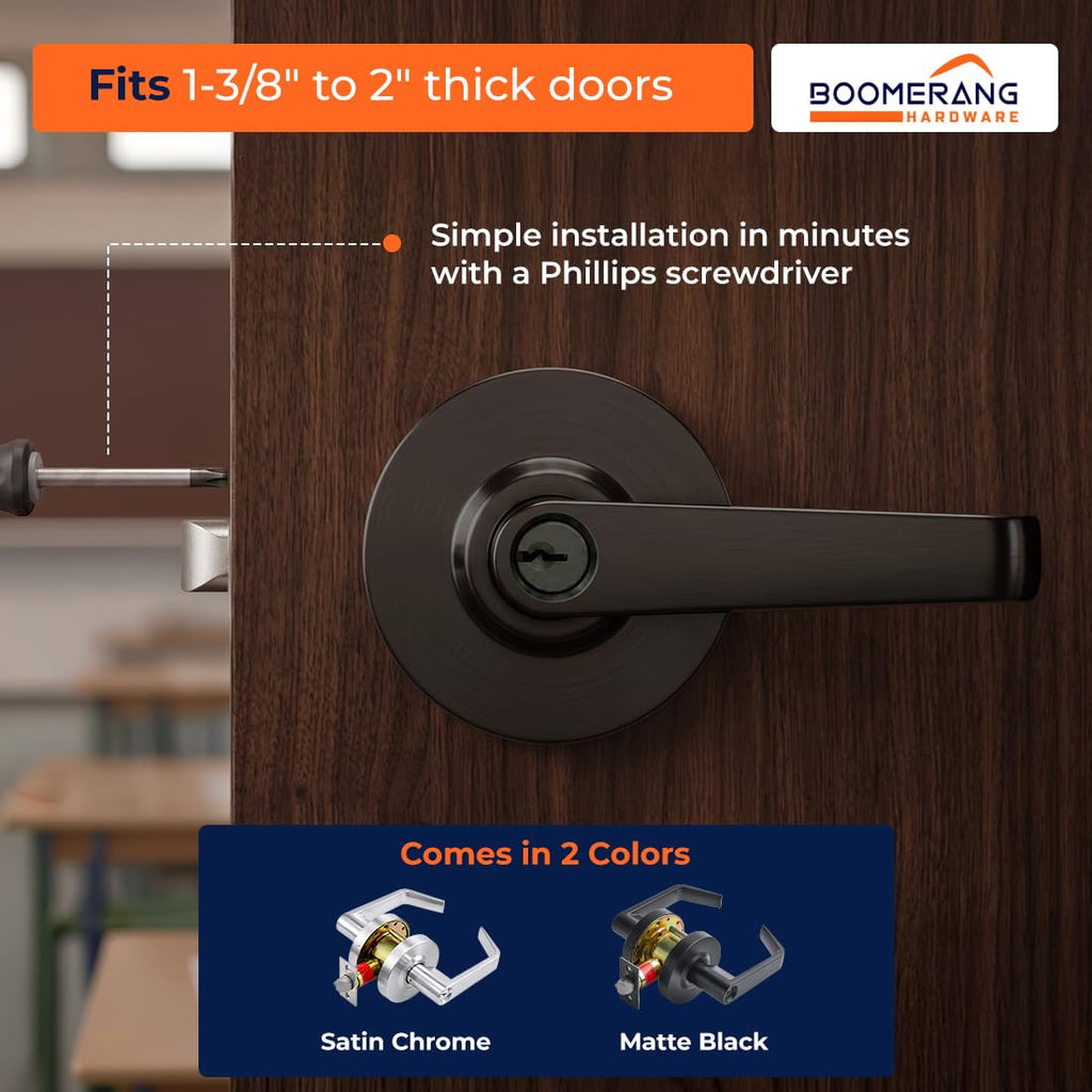 Heavy-Duty Entry Function-Keyed Alike Commercial Lever Door Lock