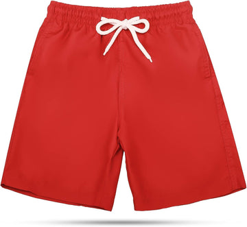 Boys' Swim Trunks Quick Dry Board Shorts with Mesh Liner, /20