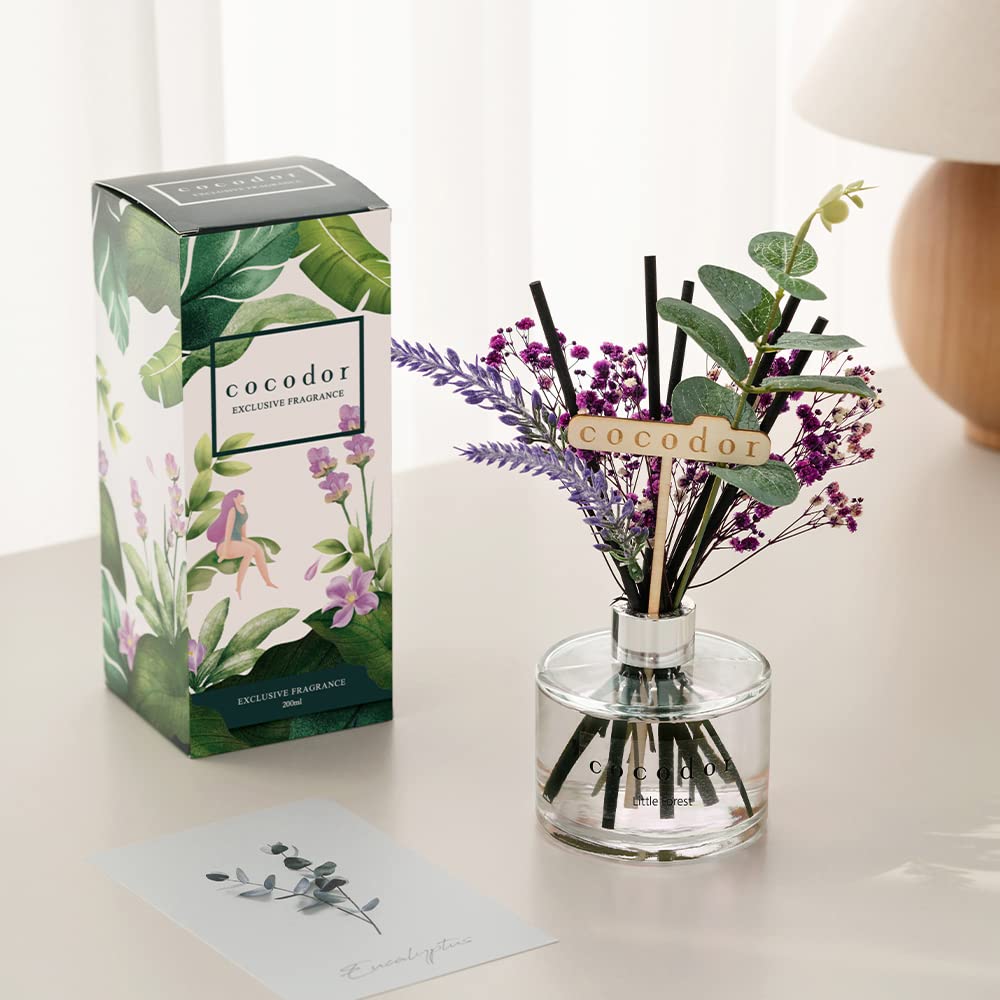 Lavender Reed Diffuser/Garden Lavender / 6.7oz(200ml) / 1 Pack/Home Decor & Office Decor, Fragrance and Gifts