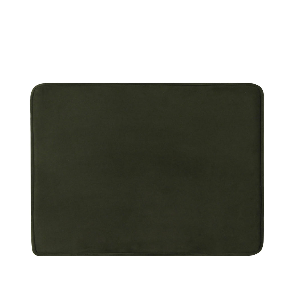 24" Dinah Collection Storage Ottoman - Loden Green Velvet