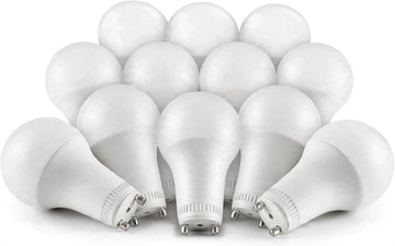 A21 LED Light Bulb 17W GU24 1600 Lumen 4000K Cool White 12 Pack