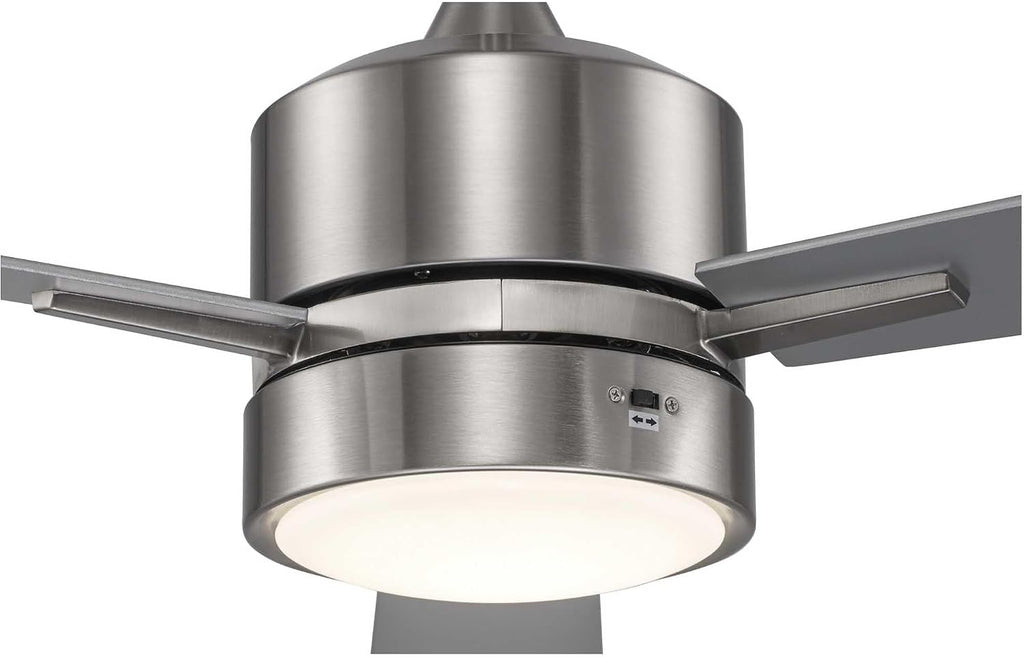 F-1030 BN I Arden Collection 52 Inch Three Blade Ceiling Fan with Light Fixture - Brushed Nickel Finish | 300K LED