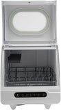 1200W Countertop Dishwasher, Automatic Dish Washing Machine with 5 Washing Programs Display