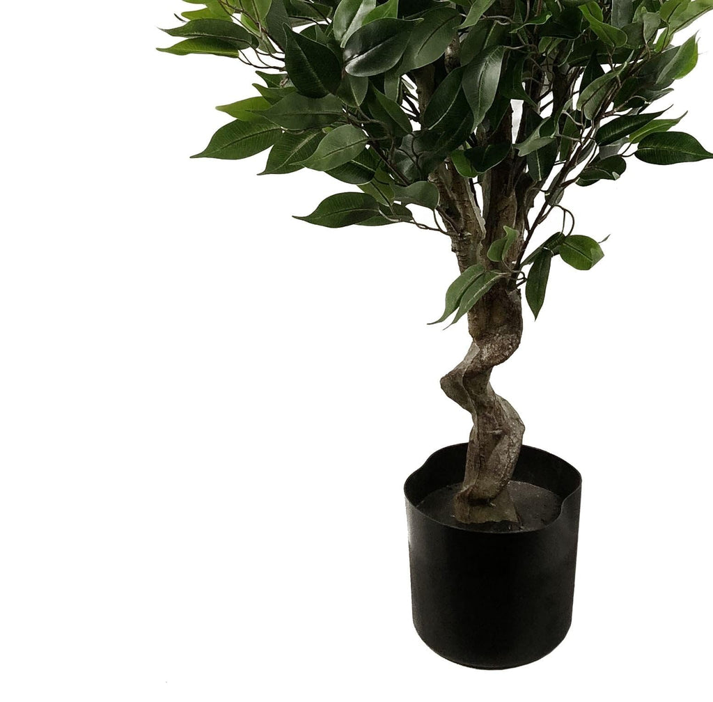 Artificial Tree/Plant, Mixed Materials, Green Ficus Twist, 110cm