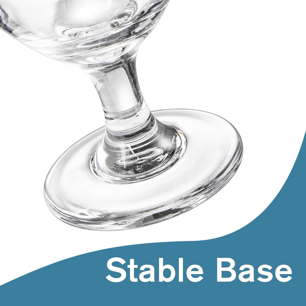 12 Pack Goblet Party Glasses, 13-Ounce Classic Beverage Glass Juice Glasses, Clear