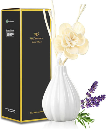 Reed Diffuser Set, Home Fragrance & Decorative Diffuser, Dried Flower Aromatherapy Oil Set, Oil Diffuser Sticks