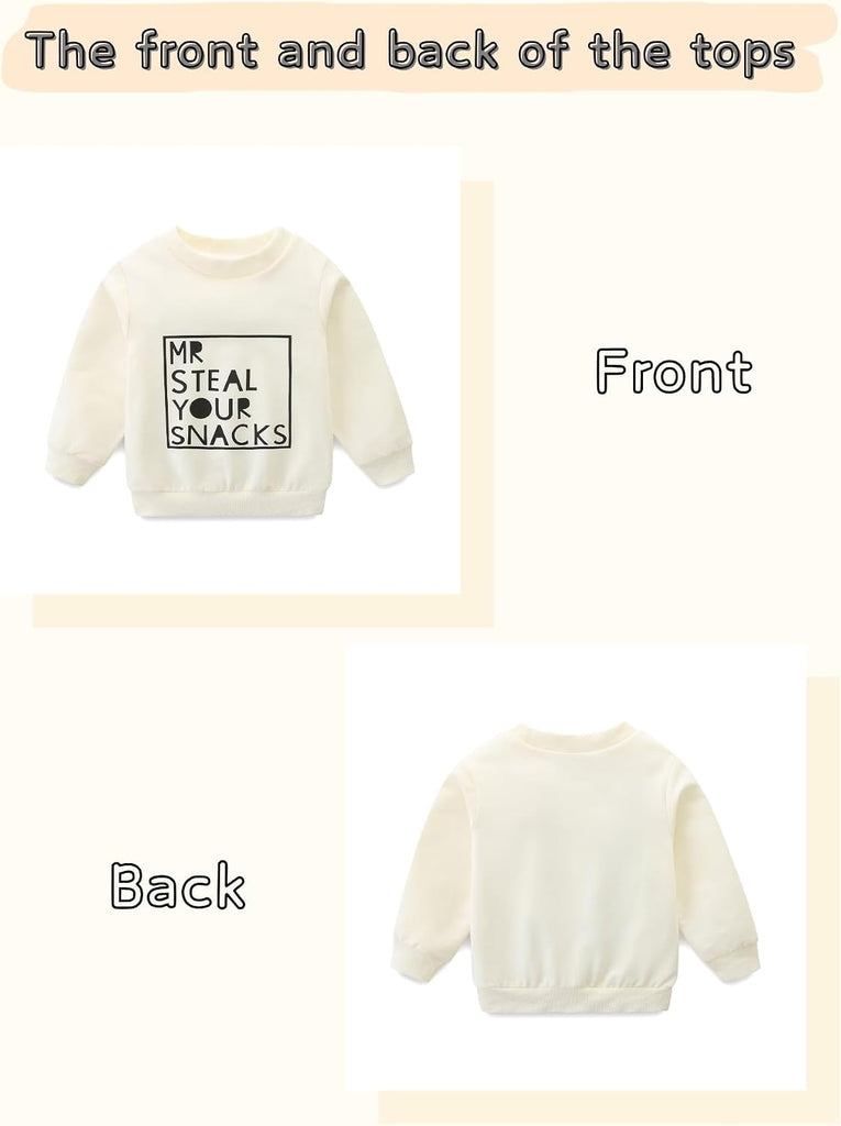 Toddler Boy Clothes Long Sleeve Sweatshirt & Pants 2Pcs Fall Winter Outfits Baby Boys' Clothing Sets