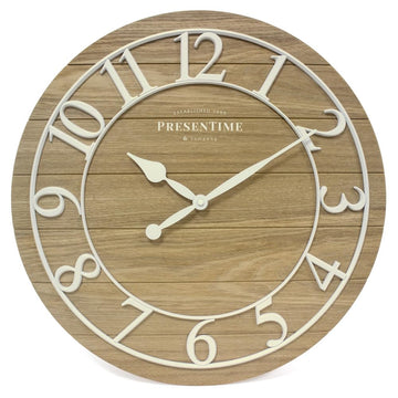 Classic Farmhouse Shiplap Clock