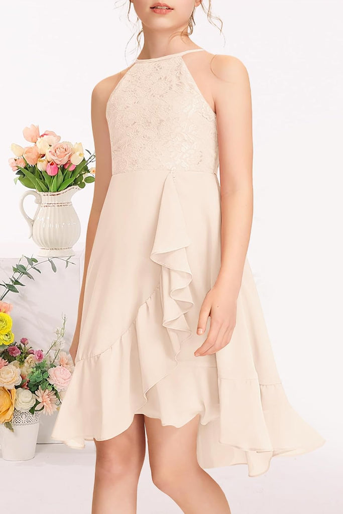 Flower Girl Wedding Guest Dress Junior Bridesmaid Kids