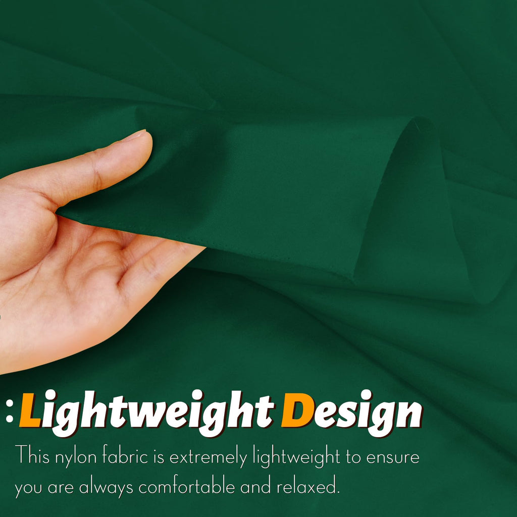 Green Ripstop Nylon Waterproof Fabric, 3 Yard, 60 Inch Wide
