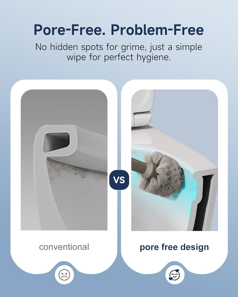HR-T30 Non-Electric Bidet Toilet, Tankless Toilet with ADA Chair Height, 1.0GPF and Powerful Flush