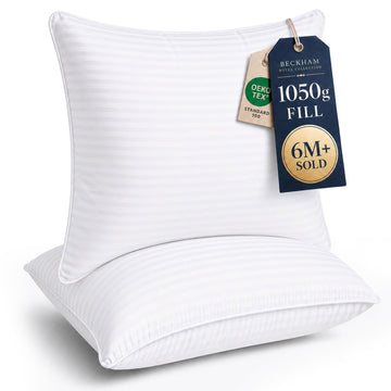 Euro Size Pillow Inserts 26 x 26 - Set of 2, White