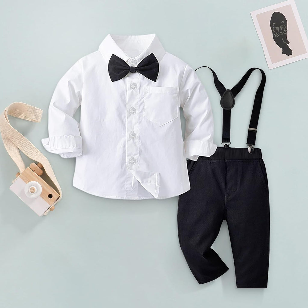 Toddler Boy Gentleman Outfit Infant Tuxedo Outfits Baby Boys Clothes for Baptism