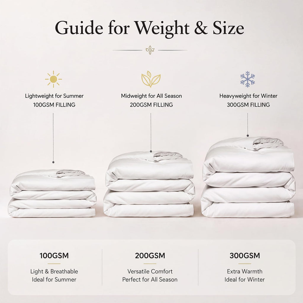 100% Mulberry Silk Quilt Duvet Insert - Cooling Comforter