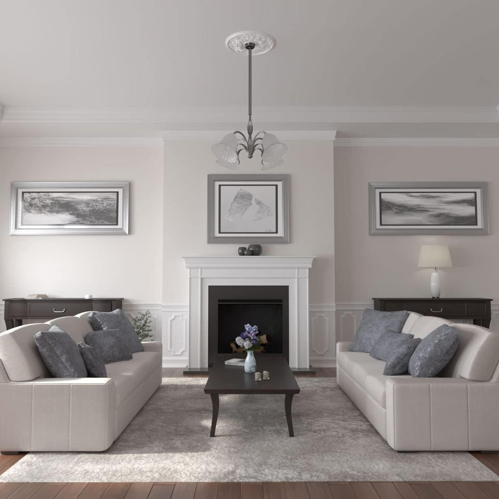 23 5/8-Inch OD Acanthus Twist Ceiling Medallion