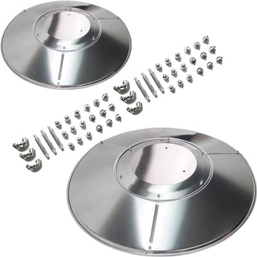 2 Units Patio Heater Heat Reflector Shield, Replacement Dome Part for Outdoor Heaters