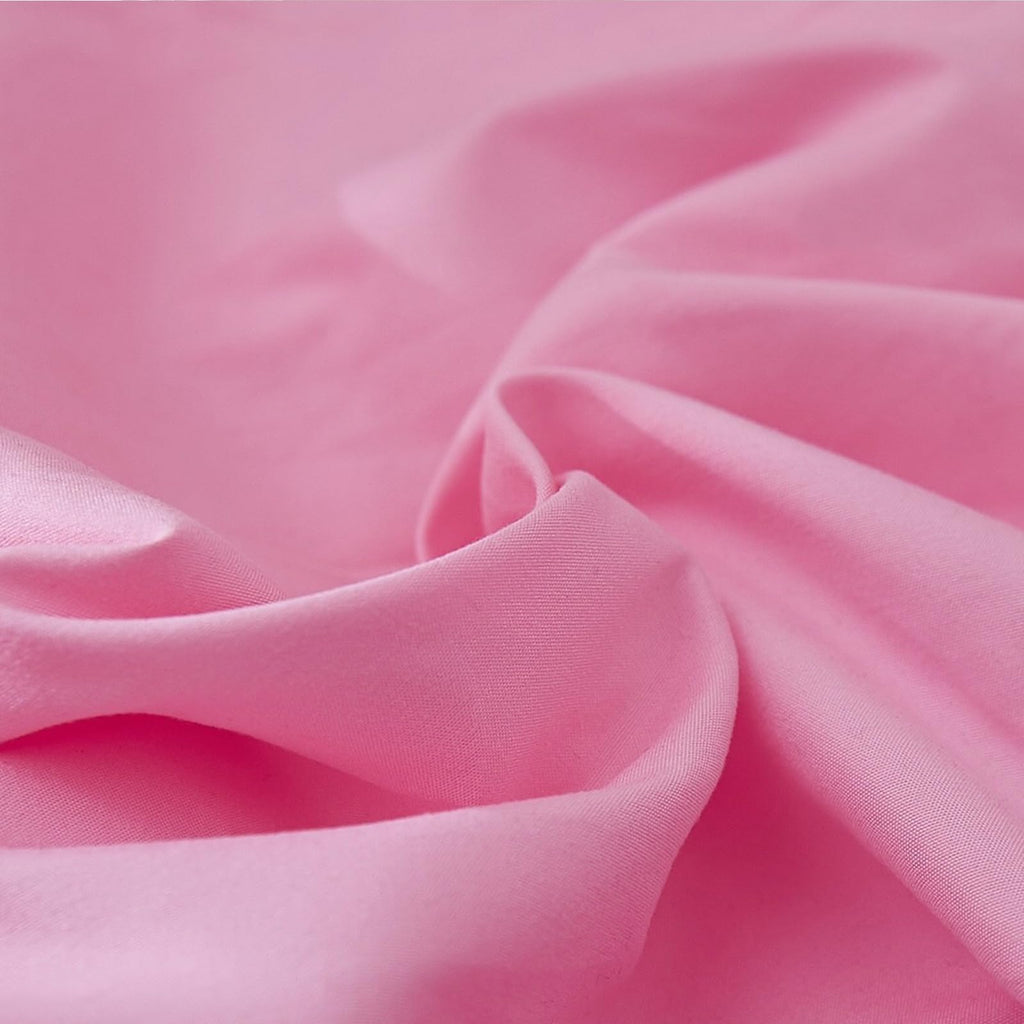 Pink Crib Bed Skirt 14 in Deep Drop Dust Ruffle Double Layer Microfiber Nursery Bedding Skirt for Baby Girls