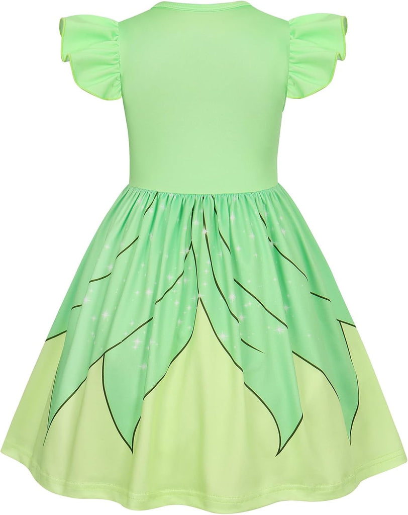 Princess Dress Girl A-line Casual Dresses Toddler Twirl Skater Dress