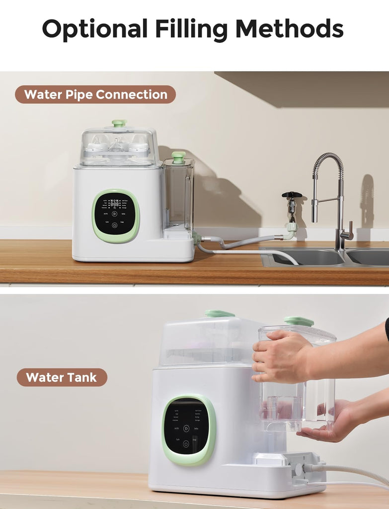Baby Bottle Washer, Sterilizer & Dryer All-in-One Cleaning Machine