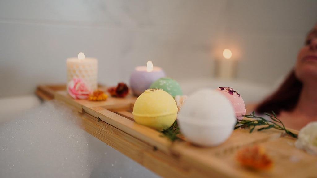 Handmade in USA Organic Bath Bombs Gift Set for Women