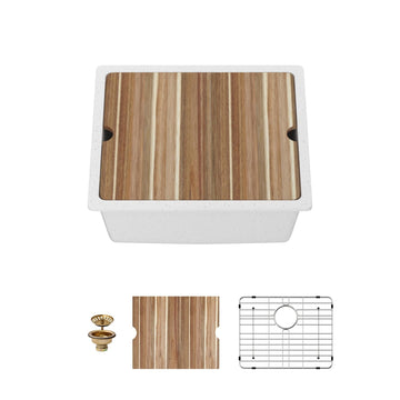 21 Inch White Granite Kitchen Sink
