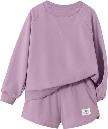 Sweatsuit Lounge Sweatshirt and Short Sets