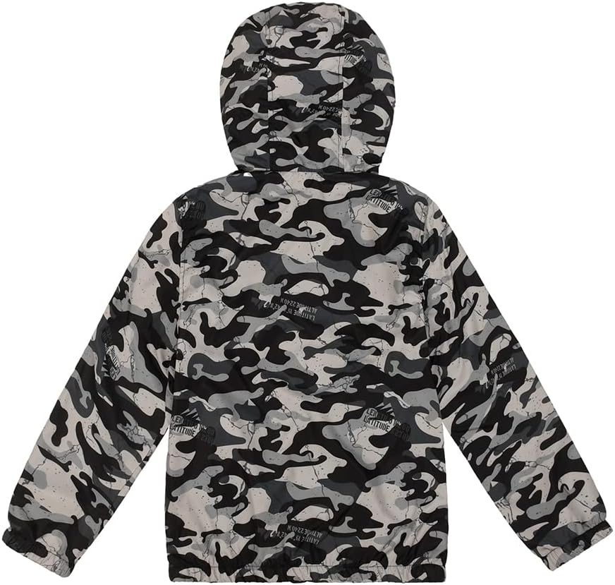 Boys Waterproof Rain Jacket Windbreaker Lightweight Coat Kids Raincoat Outerwear