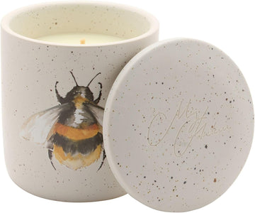 Soy Candle Honeysuckle Blossom Meg Hawkins Ceramic Vessel 250g - Bee Design Luxury