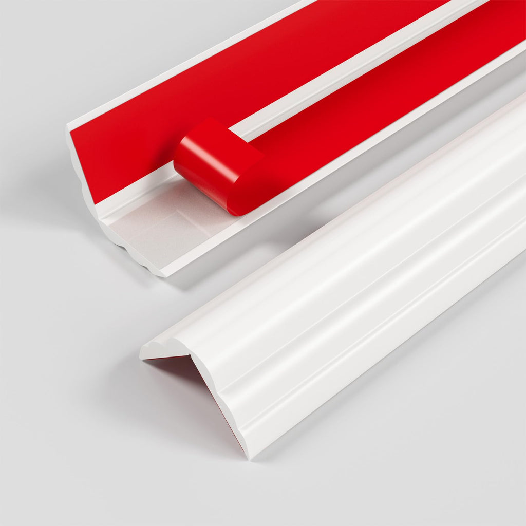 Wall Corner Protector Molding Trim, 1.6 in x 20 ft, White
