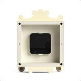 Parlour Mantel Clock - Small Classic Carriage Clock - Cream - Elegant Square Decorative case, Perfect for Mantel, Shelf, Table or Bedside