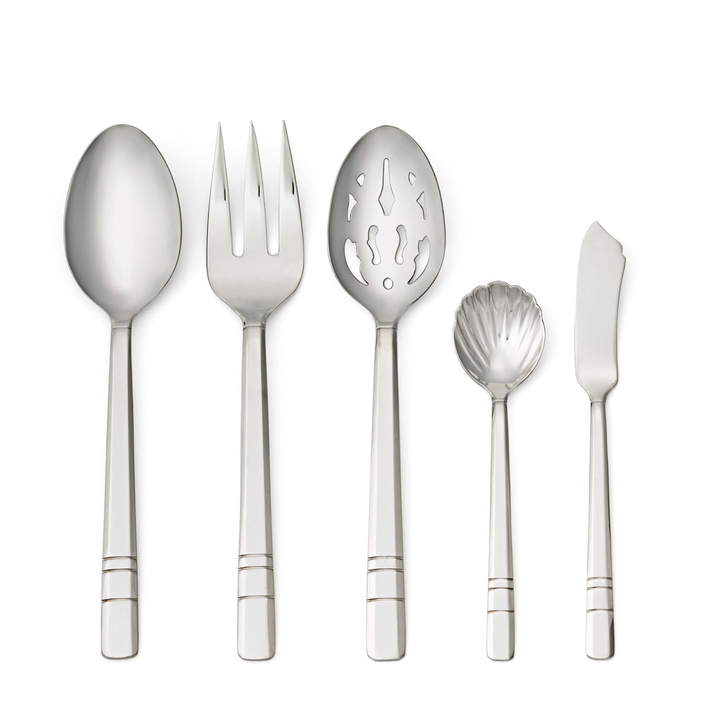Madison Square 65-Pc Flatware Set, 18/10 Stainless Steel
