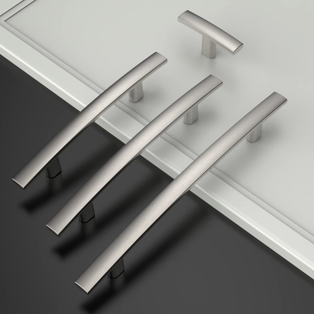 30 Pack Brushed Satin Nickel Cabinet Knobs Single Hole Cabinet Handles 2 Inch Solid Zinc Alloy Cupboard Drawer Knobs
