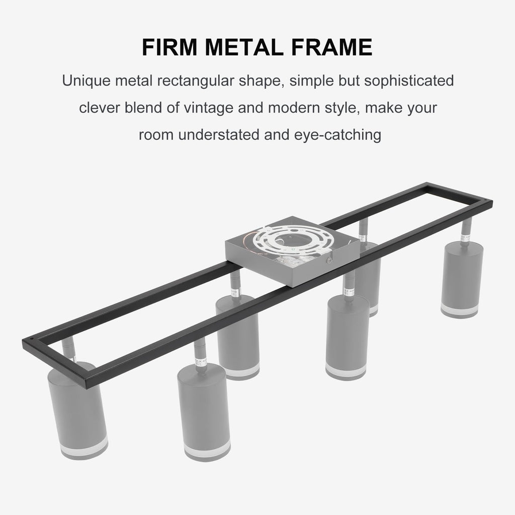 Track Lighting Fixtures Ceiling, GU10 Black Led Ceiling Spotlight