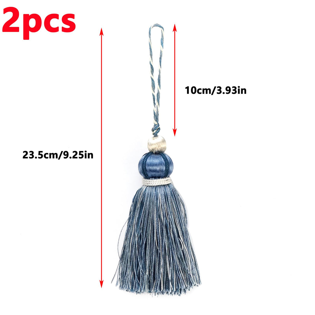 Tassel Key Tassel with Loops for Curtain Decoration,2Pcs