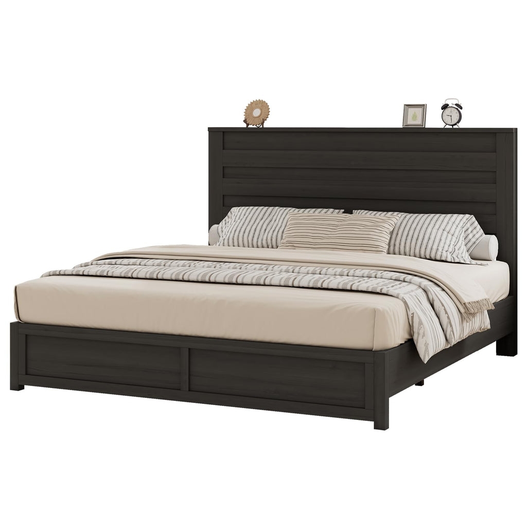 Farmhouse Platform Bed with 49" Headboard & Footboard