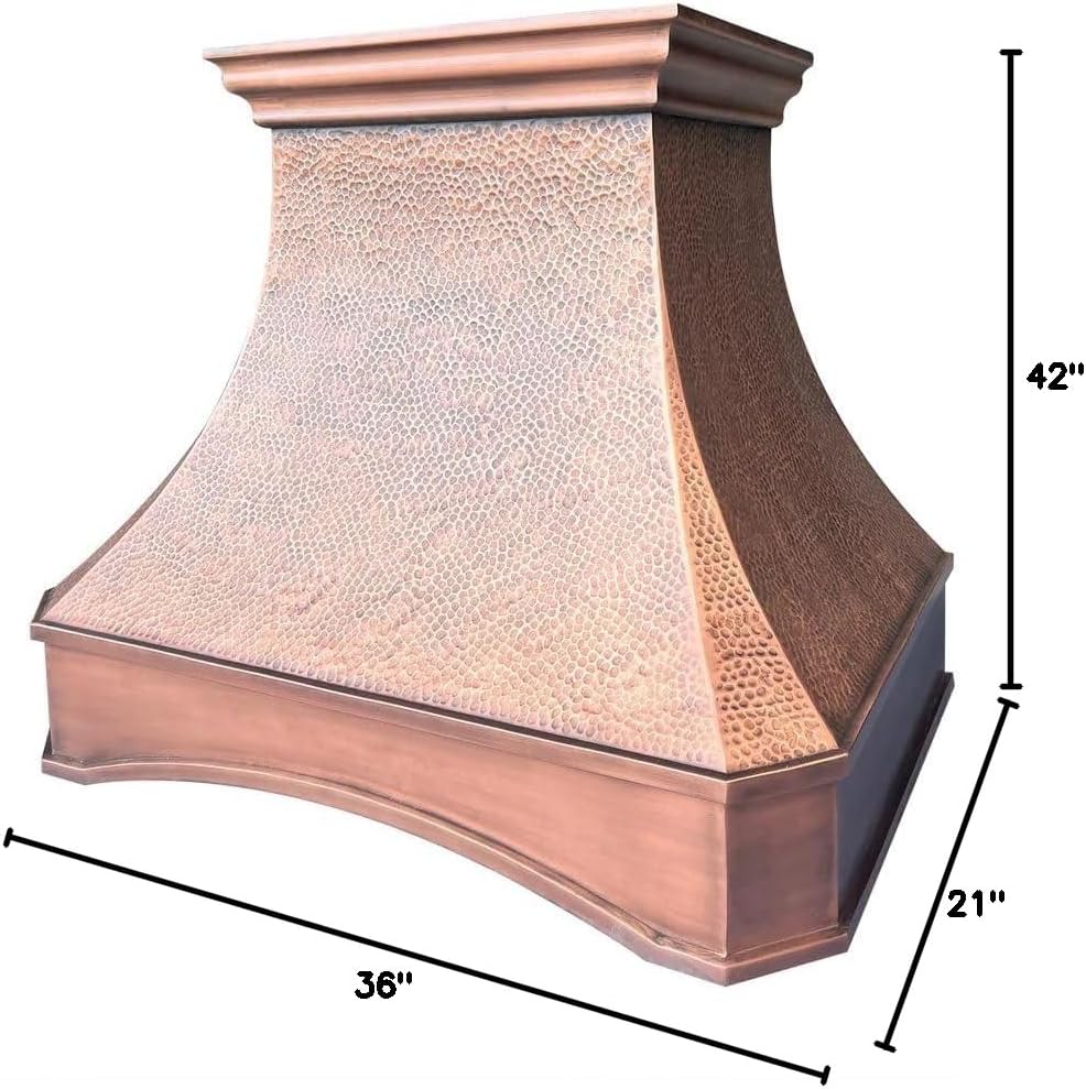 Copper Wall Mount Range Hood