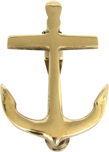 Treasure Gurus Solid Brass Nautical Ships Anchor Door Knocker