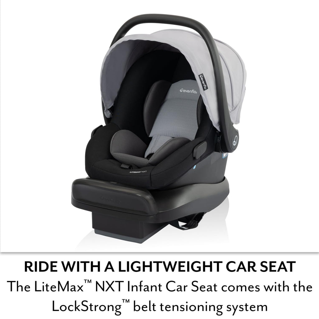 Evenflo Transformer Stroller to Wagon Travel System w/LiteMax NXT Car Seat
