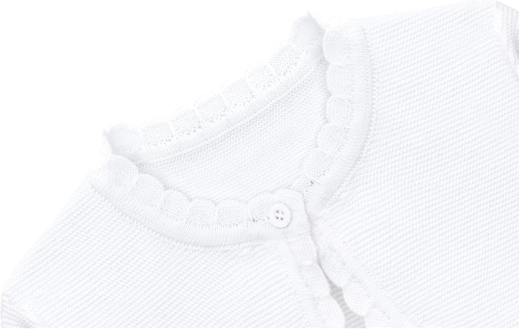 Baby Girls' Long Sleeve Cardigan Knit Button Closure Bolero Shrug