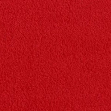 Red Anti Pill Solid Fleece Fabric, 60" Inches Wide - Sold by The Yard
