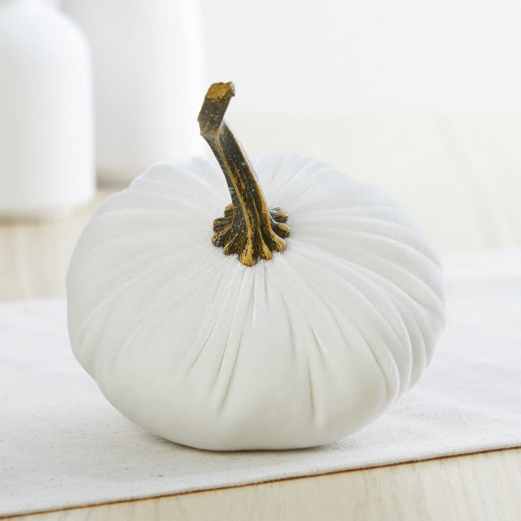 Velvet Pumpkin Set of 4 (Sm Gray Taupe Ivory Black)