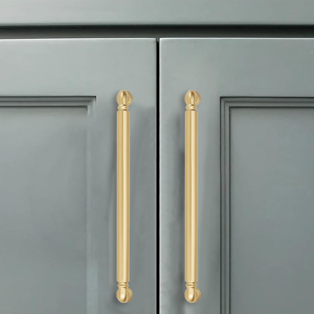18 Inch Hole Center Appliance Pulls Brushed Gold Cabinet pulls Heavy Duty Solid Hardware s Dressing Tables